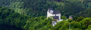 Schloss Burgk an der Talsperre Burgkhammer im Vogtland