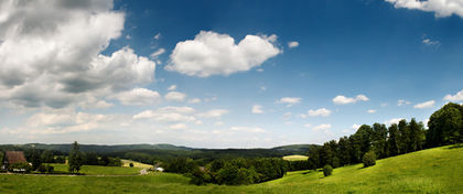 Panoramalandschaft im Bergischen Land